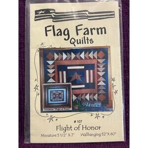 quilt pattern flag farm quilt flight of honor miniature and wall hanging